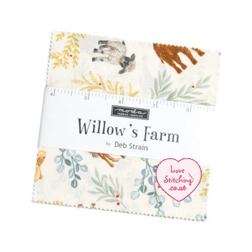 Moda Willows Farm by Deb Strain Patchwork Fabric available at lovestitching.co.uk