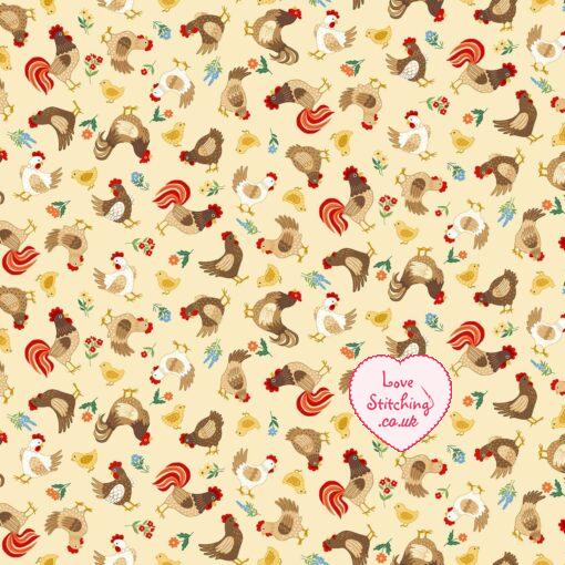 Makower Fun on the Farm 100% Cotton Patchwork Fabric